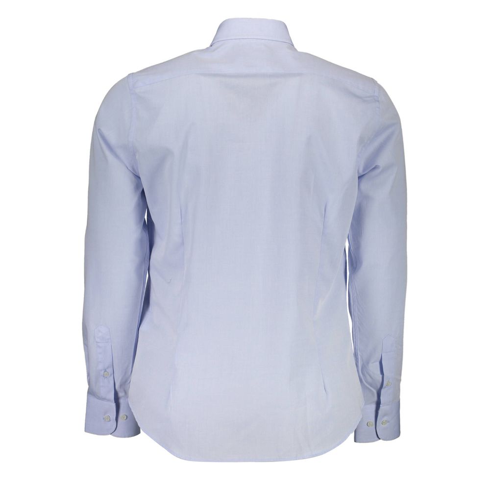 "Light Blue Cotton Men Shirt"