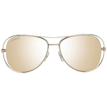 Lunettes de soleil femme dorées