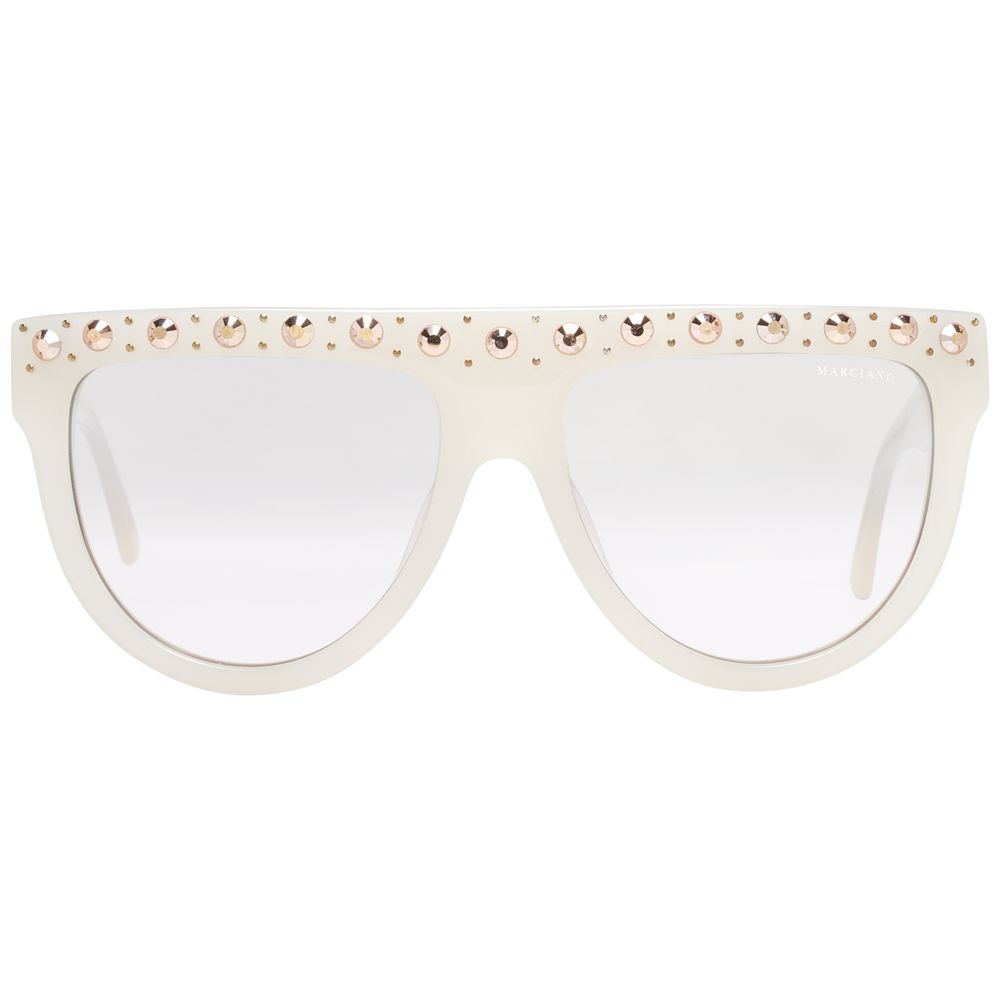 Lunettes de soleil femme blanches