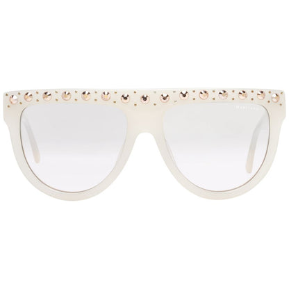 Lunettes de soleil femme blanches