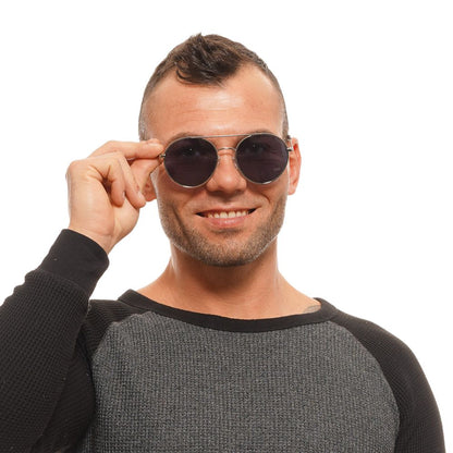 Gafas de sol plateadas para hombre