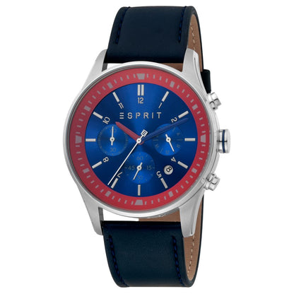 Reloj plateado para hombre.