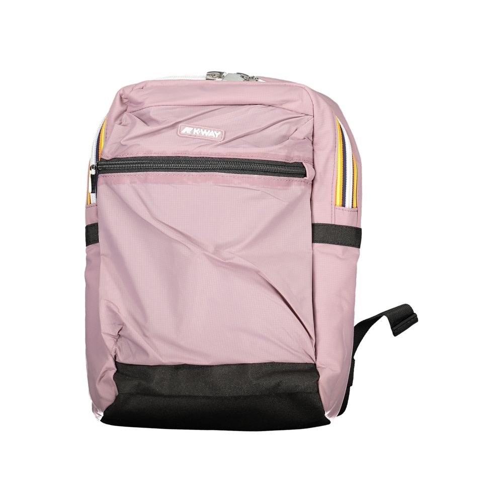 Purple Polyester Backpack