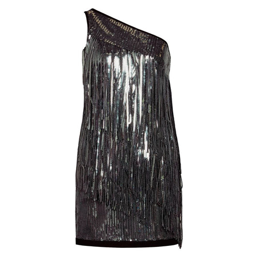 Gray Polyester Dress