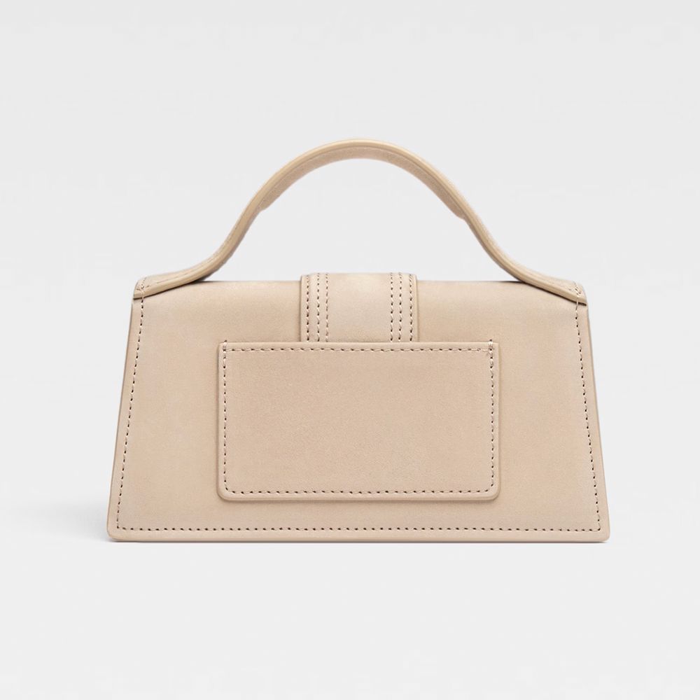 Beige Leather Crossbody Bag