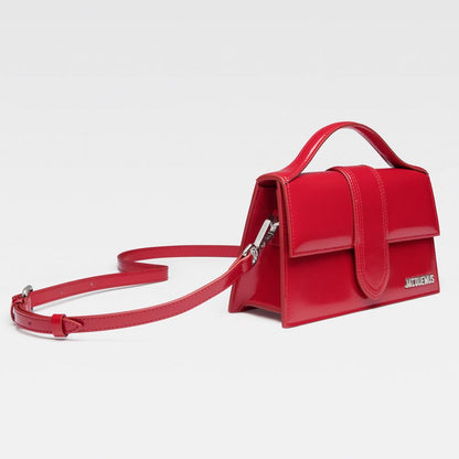 Red Leather Crossbody Bag