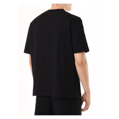 Black Cotton T-Shirt