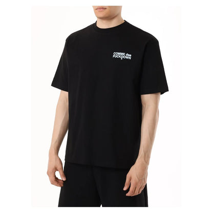 Black Cotton T-Shirt