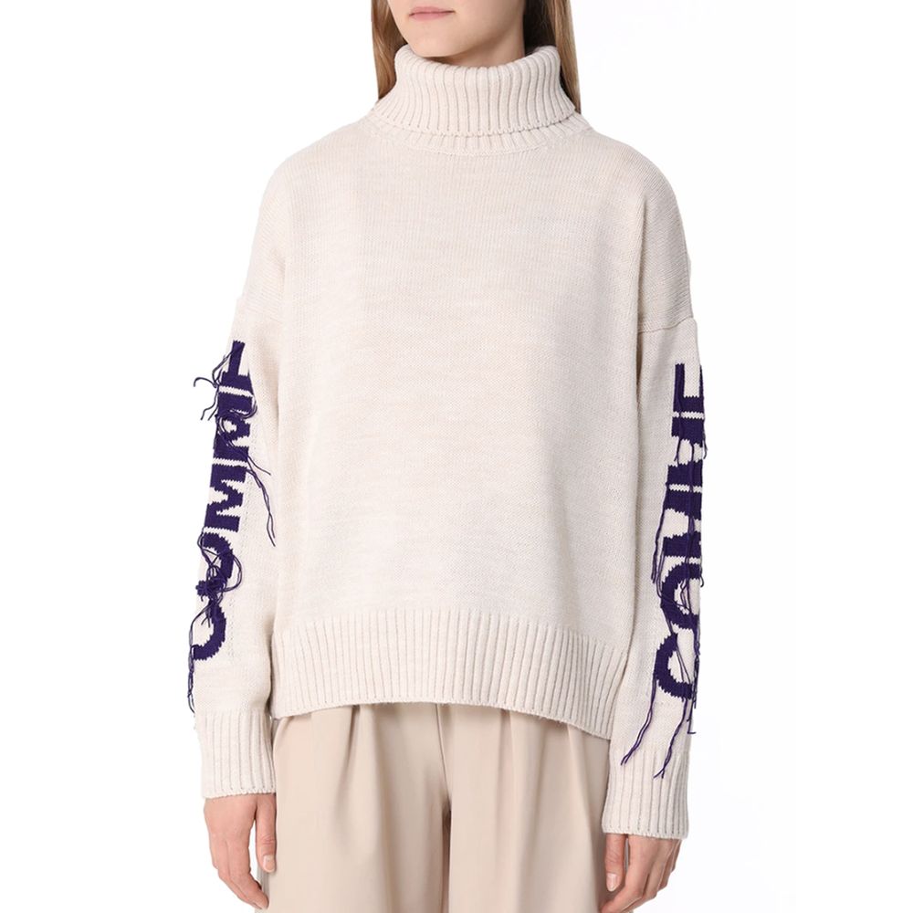 Beige Acrylic Sweater