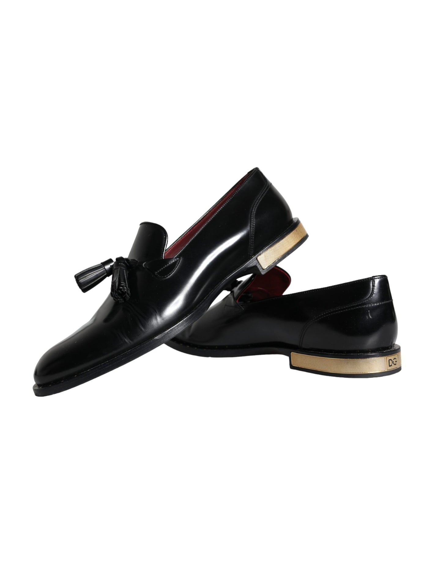 Black Calf Leather Loafer Mens Dress Shoes