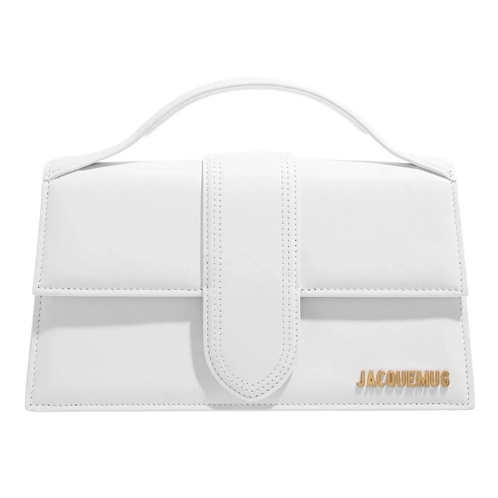 White Leather Crossbody Bag