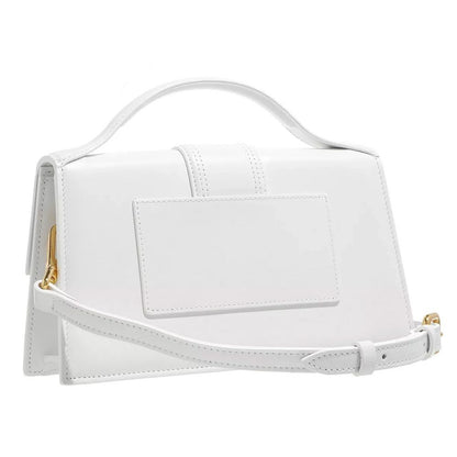 White Leather Crossbody Bag