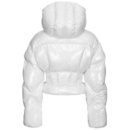 White Nylon Jackets & Coat