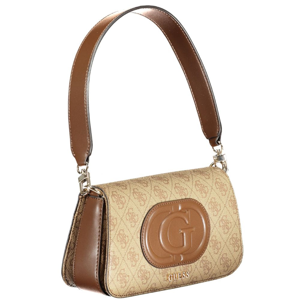 Beige Polyethylene Handbag