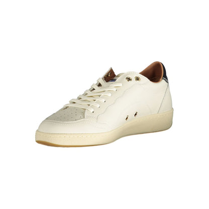 White Polyester Sneaker