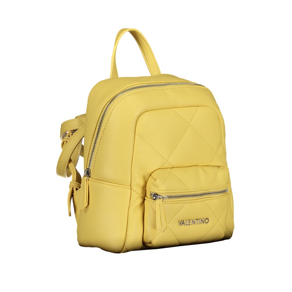 Yellow Polyethylene Backpack