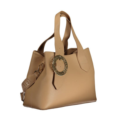 Beige Polyethylene Handbag