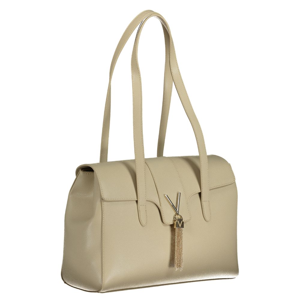 Beige Polyethylene Handbag