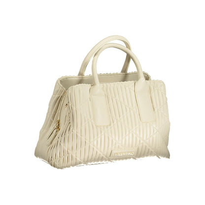 Beige Polyethylene Handbag