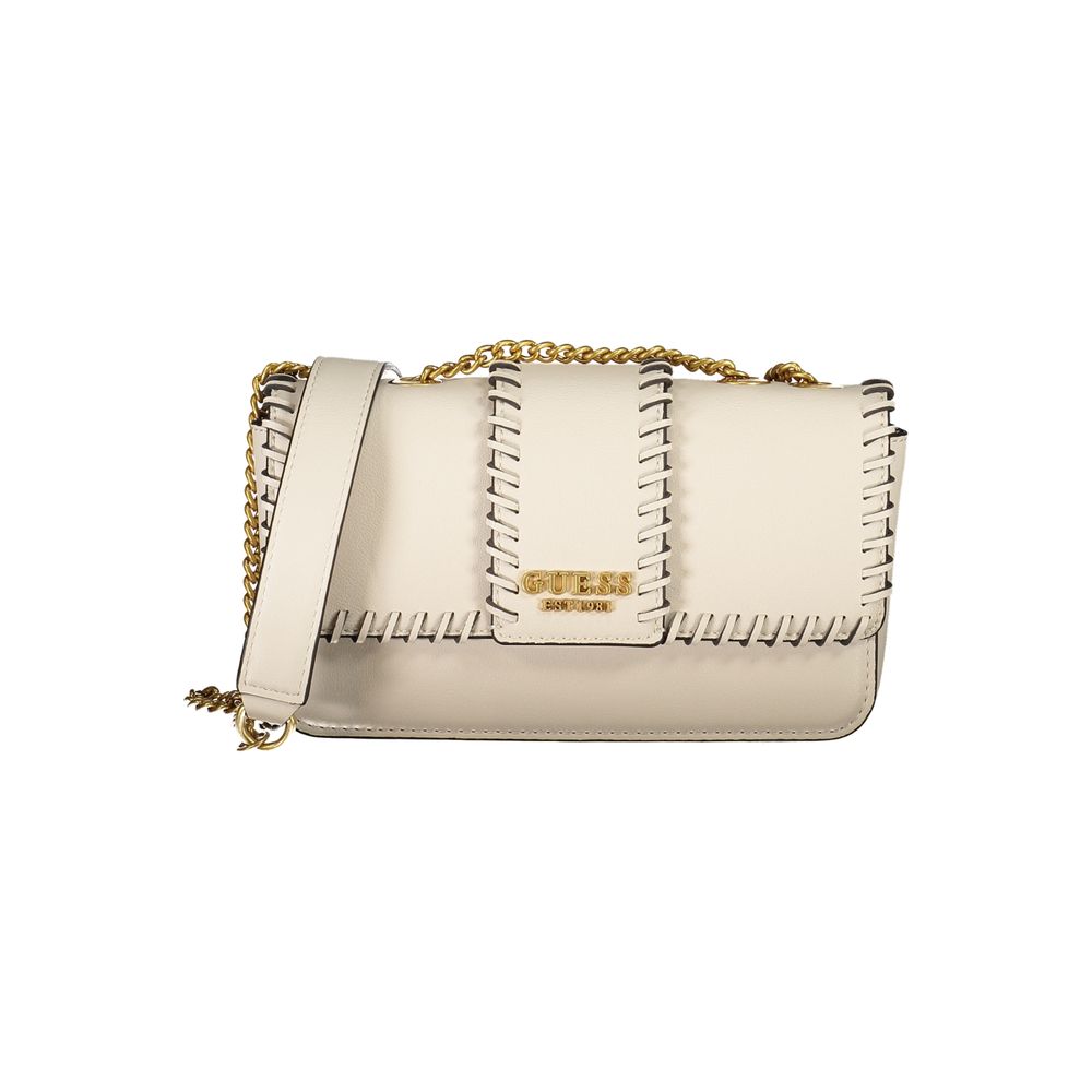 Beige Polyethylene Handbag