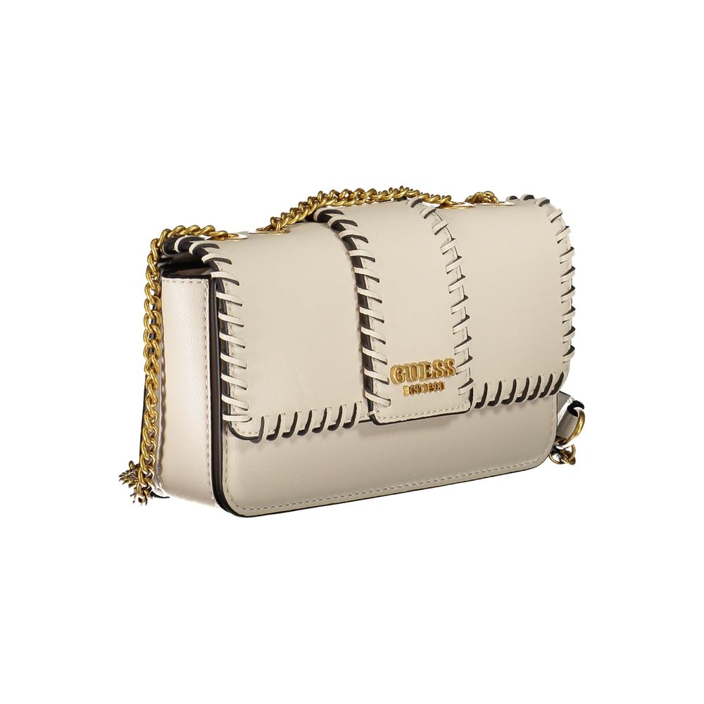 Beige Polyethylene Handbag