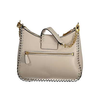 Beige Polyethylene Handbag