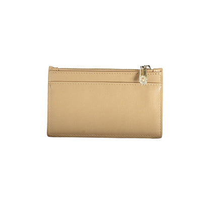 Beige Polyethylene Wallet