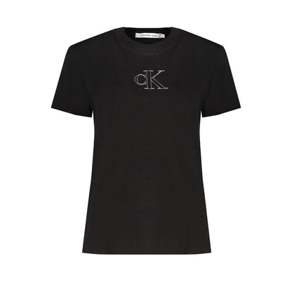 Black Cotton Tops & T-Shirt