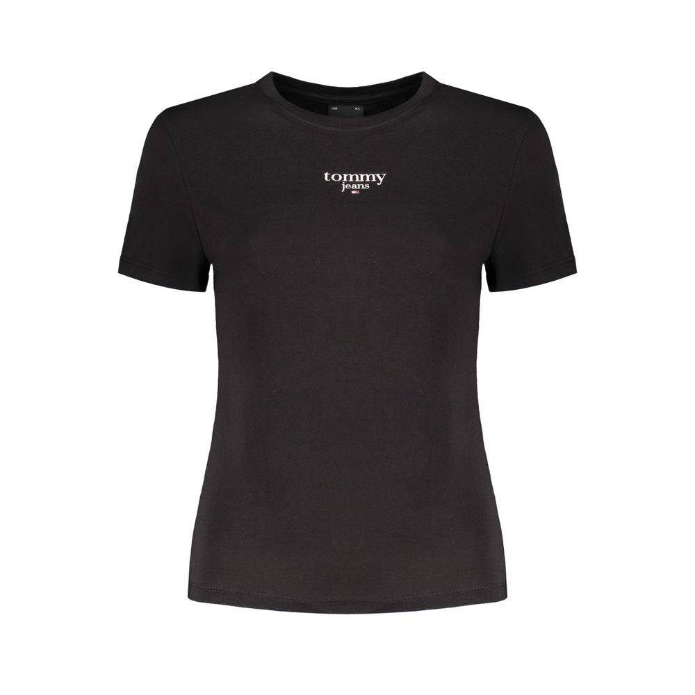 Black Cotton Tops & T-Shirt