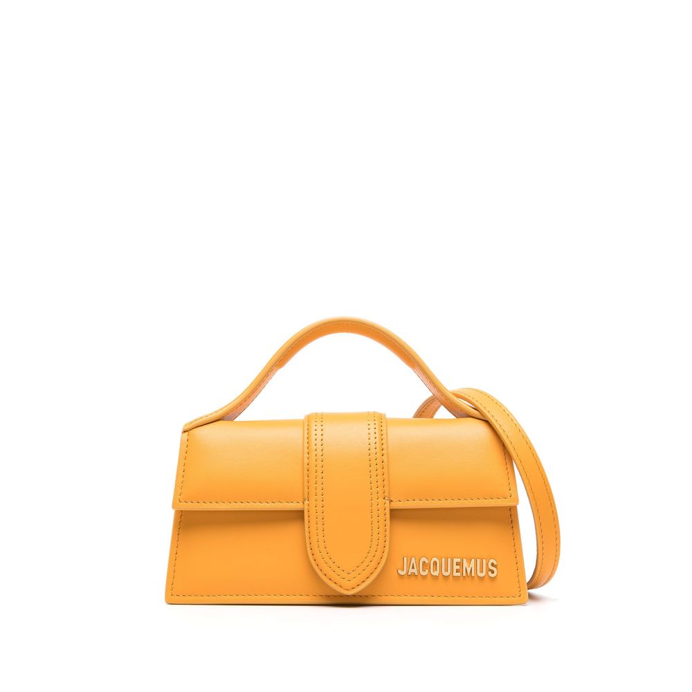 Yellow Leather Crossbody Bag