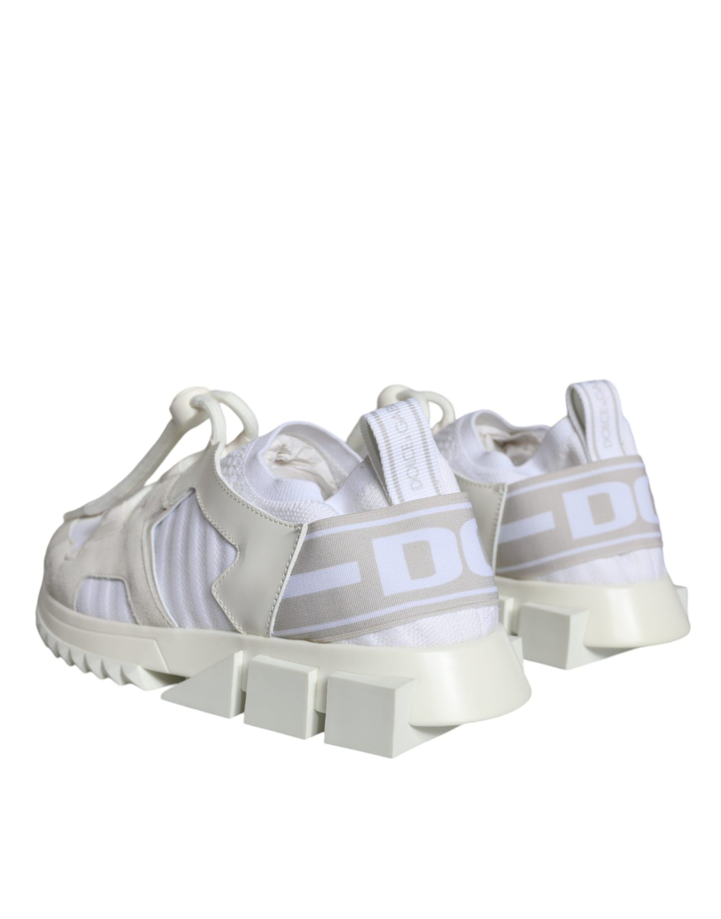 White Mesh Sorrento Trekking Sneakers Shoes