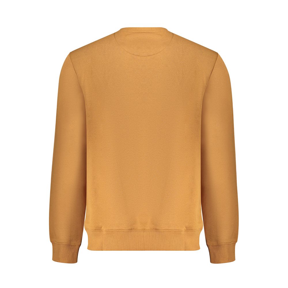 Brown Cotton Men Sweater