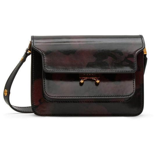 Black Leather Crossbody Bag