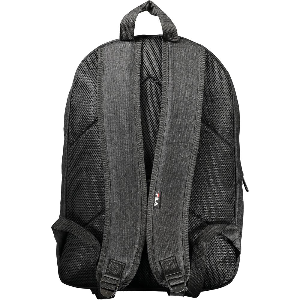 Black Polyester Backpack