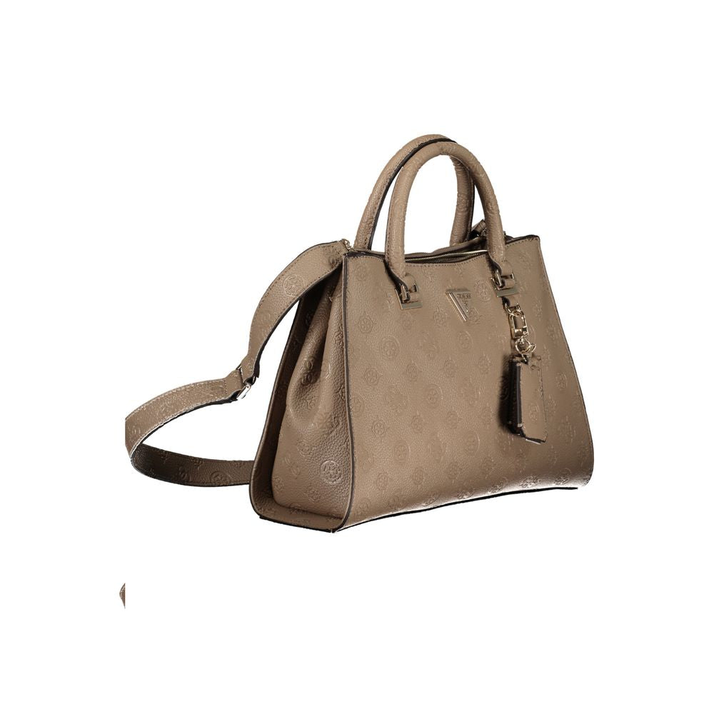 Beige Polyethylene Handbag