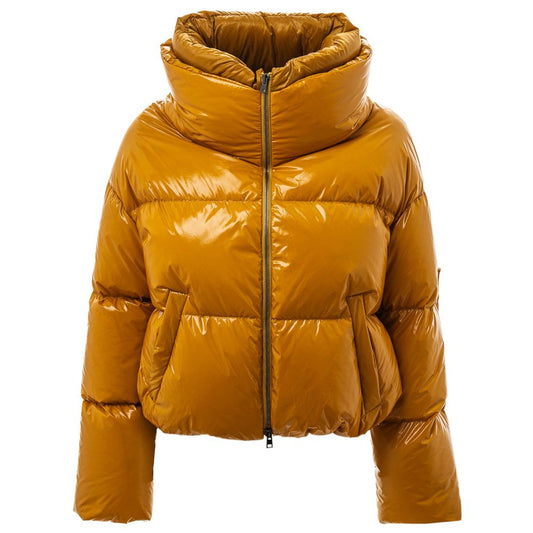 Yellow Polyamide Jackets & Coat