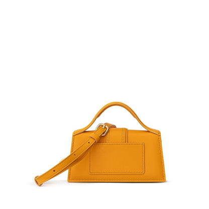 Orange Leather Handbag