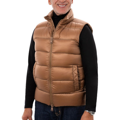 Brown Polyamide Vest