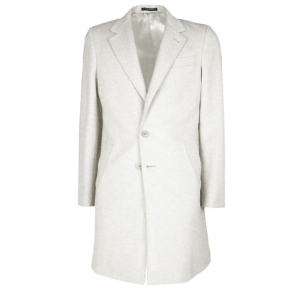 White Wool Vergine Jacket