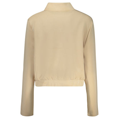 Beige Polyester Sweater