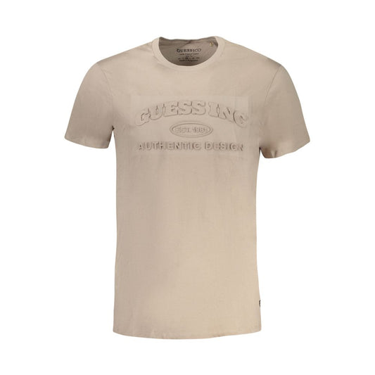 Beige Cotton T-Shirt