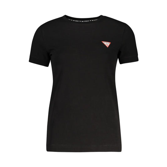 Black Cotton Tops & T-Shirt