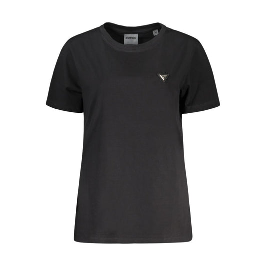 Black Cotton Tops & T-Shirt