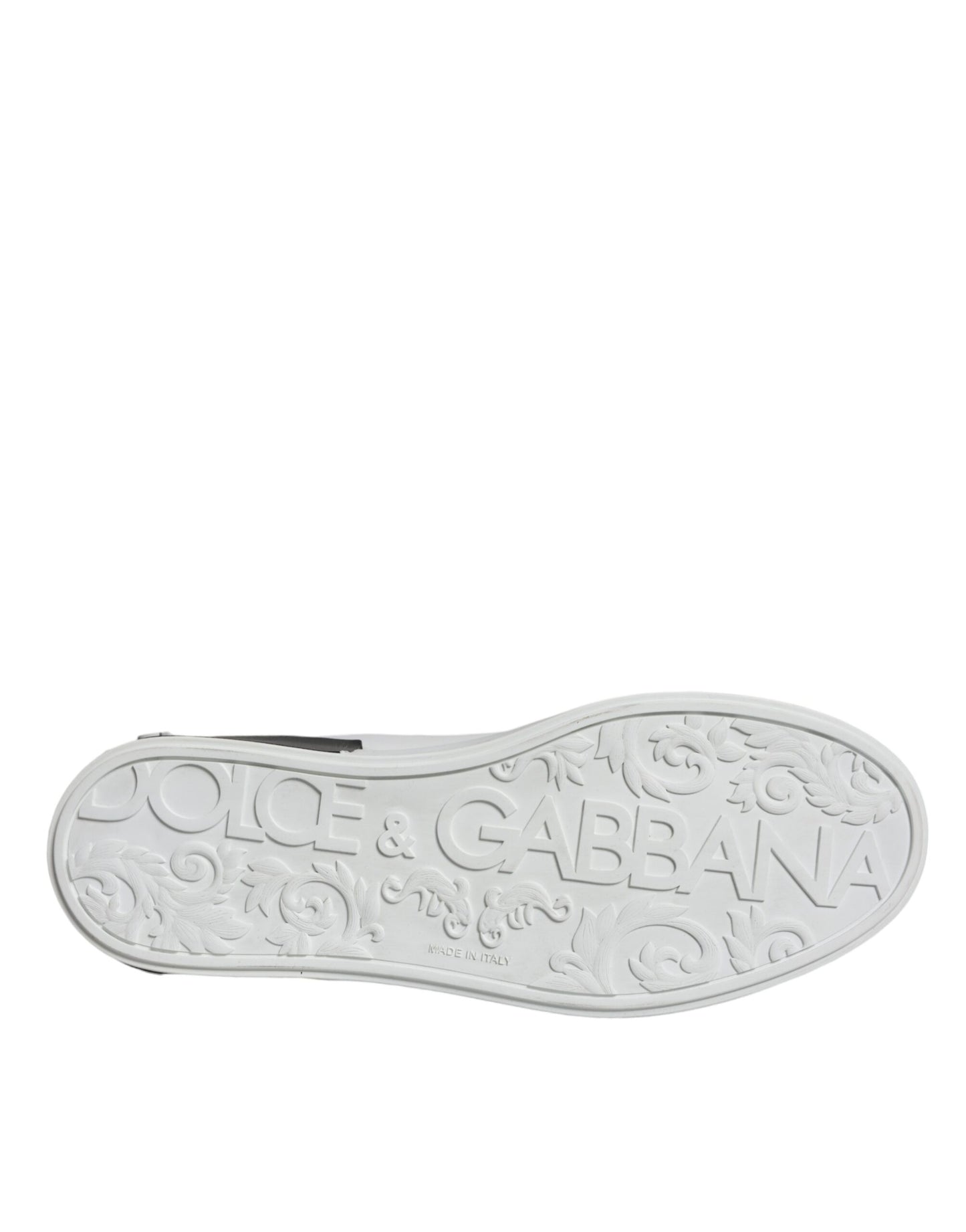 White Leather Logo Portofino Sneaker Shoes