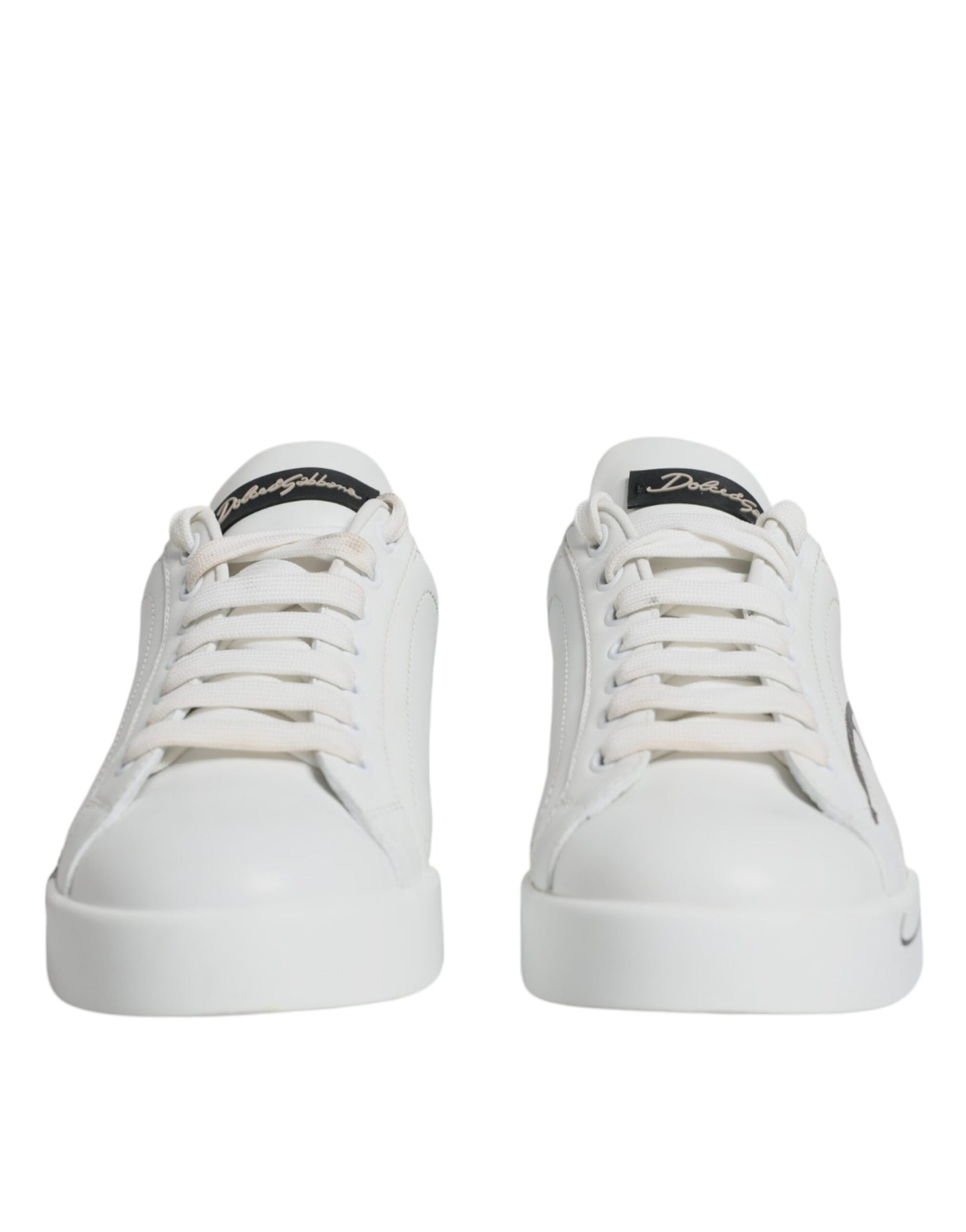 White Blue Portofino Low Top Sneakers Shoes