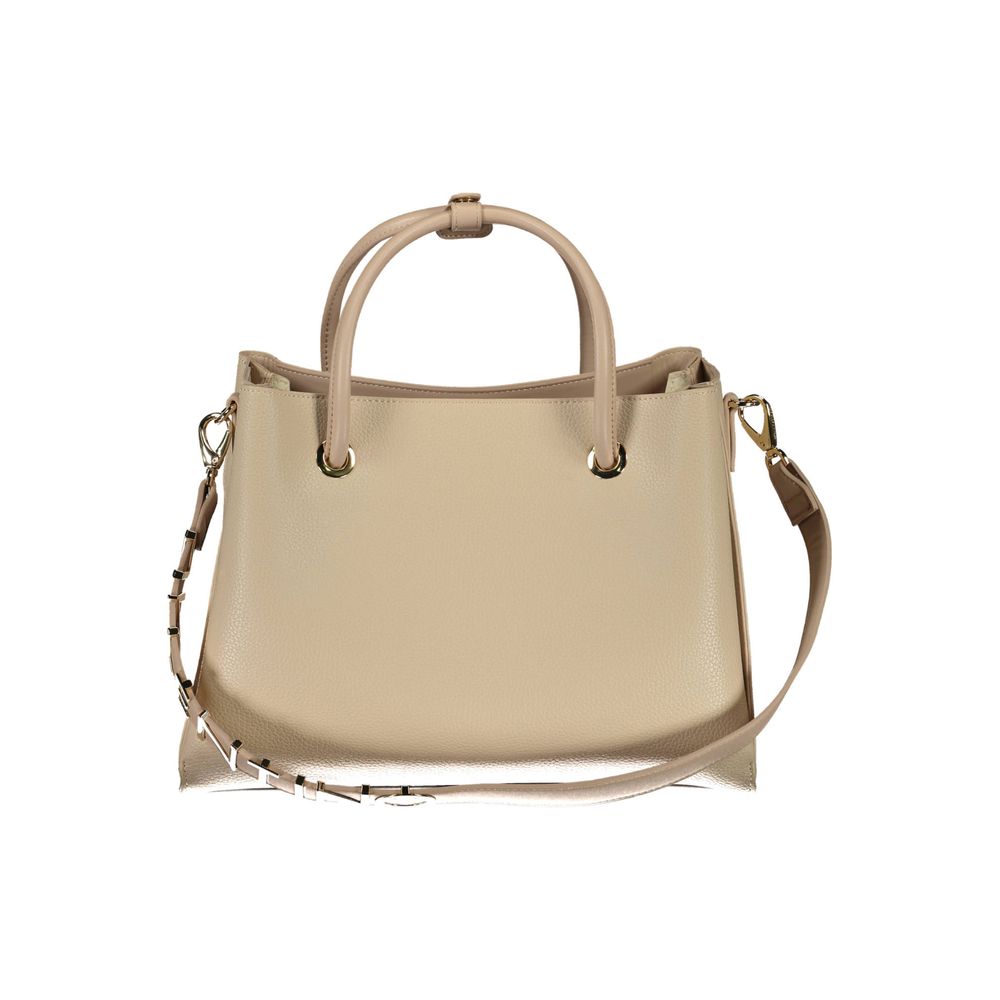 Beige Polyethylene Handbag