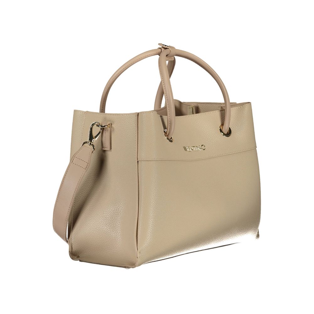 Beige Polyethylene Handbag