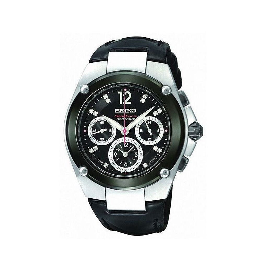 Black Leather Watch