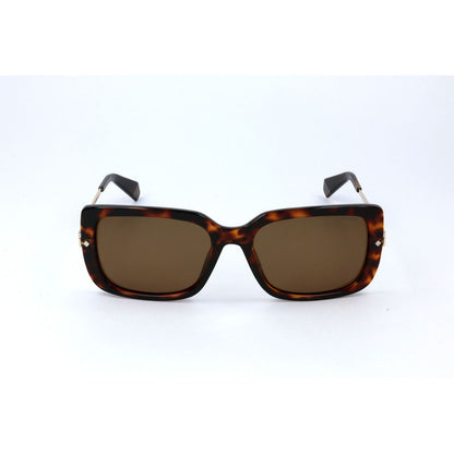 Brown Metal Sunglasses