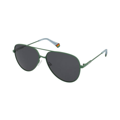 Green Metal Sunglasses